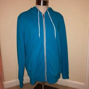 Blue Zip Up hoodie